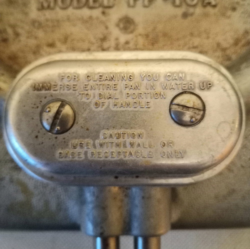 Vtg Sunbeam Lidded Controlled Heat Automatic Electric Fry Pan Model FP-10A - Picture 8 of 8